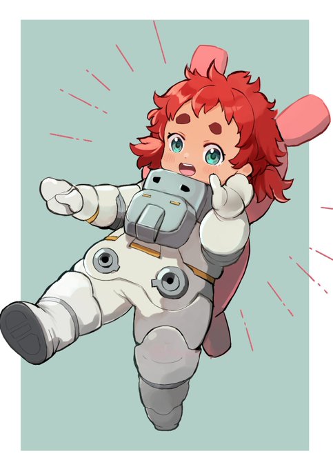 「ahoge spacesuit」 illustration images(Latest)