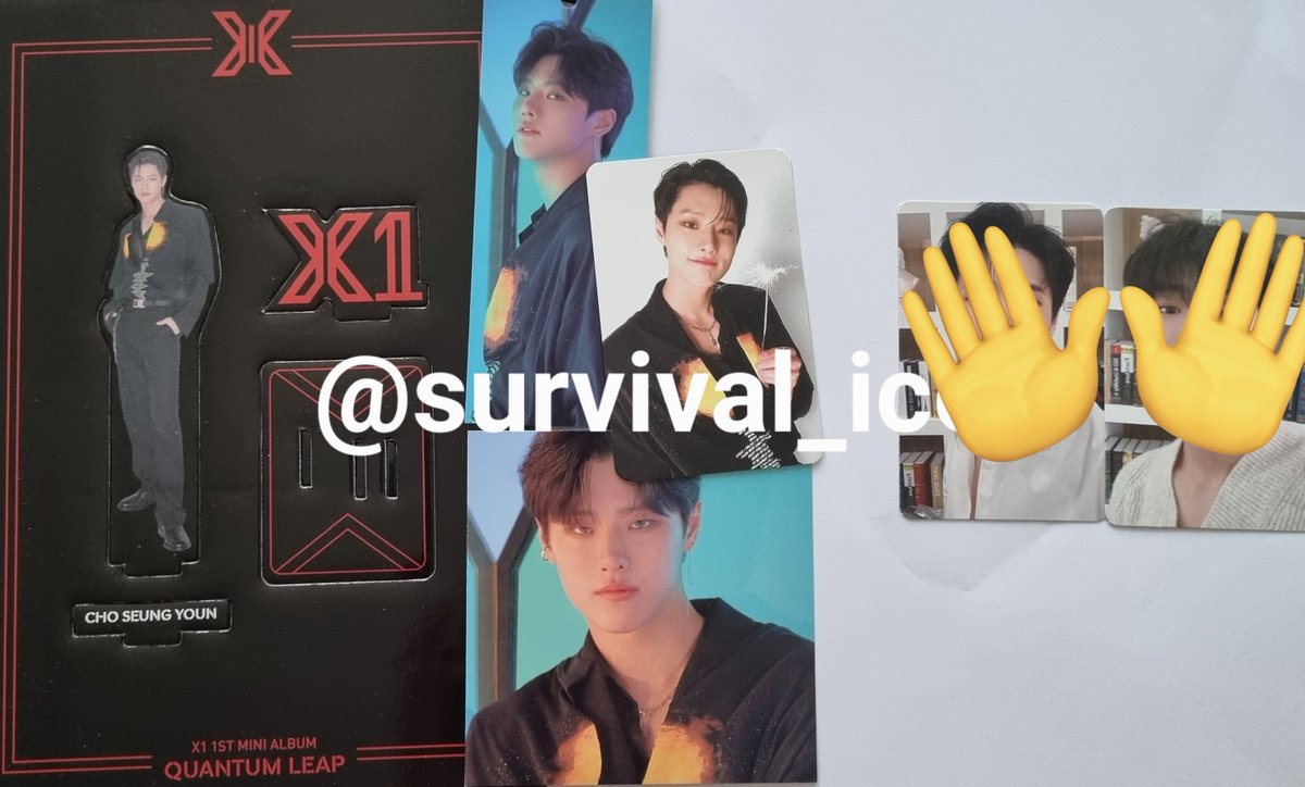 survival_ice's tweet photo. 조승연 우즈 woodz 포카 굿즈 양도
X1 비상 퀀텀리프 풀셋
배송비 포함 0.8
(스탠드 모서리 약간 하자o-두번째 사진 확인)
DM이나 멘션 주세요
조승연 우즈 무즈 WOODZ X1 엑스원 공식 비상 포카 양도
⭕️SELL⭕️ https://t.co/TJ32W4M2oY
