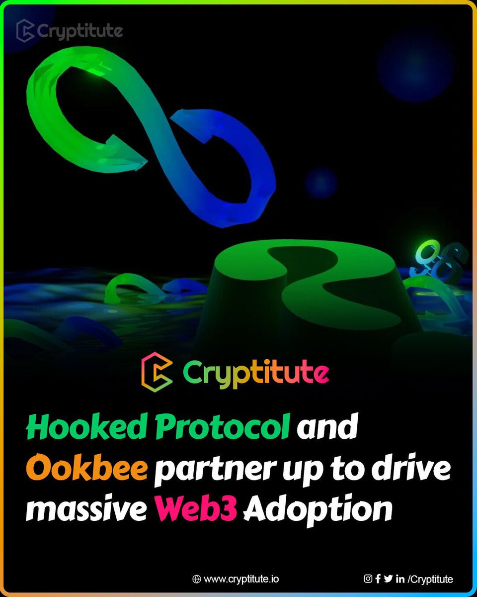 cryptitute's tweet photo. The @_HookedProtocol and #Ookbee partnership may start the new era of #Decentralised possibilities✨

https://t.co/ulcKvv2U18

#bitcoin  #NFT #ethereum #BTC  #traderverse #cryptocurrency #ethereum #blockchain #eth #currency #trading #price #exchange #ltc #ripple #altcoin #web3 https://t.co/h6280mqtuC