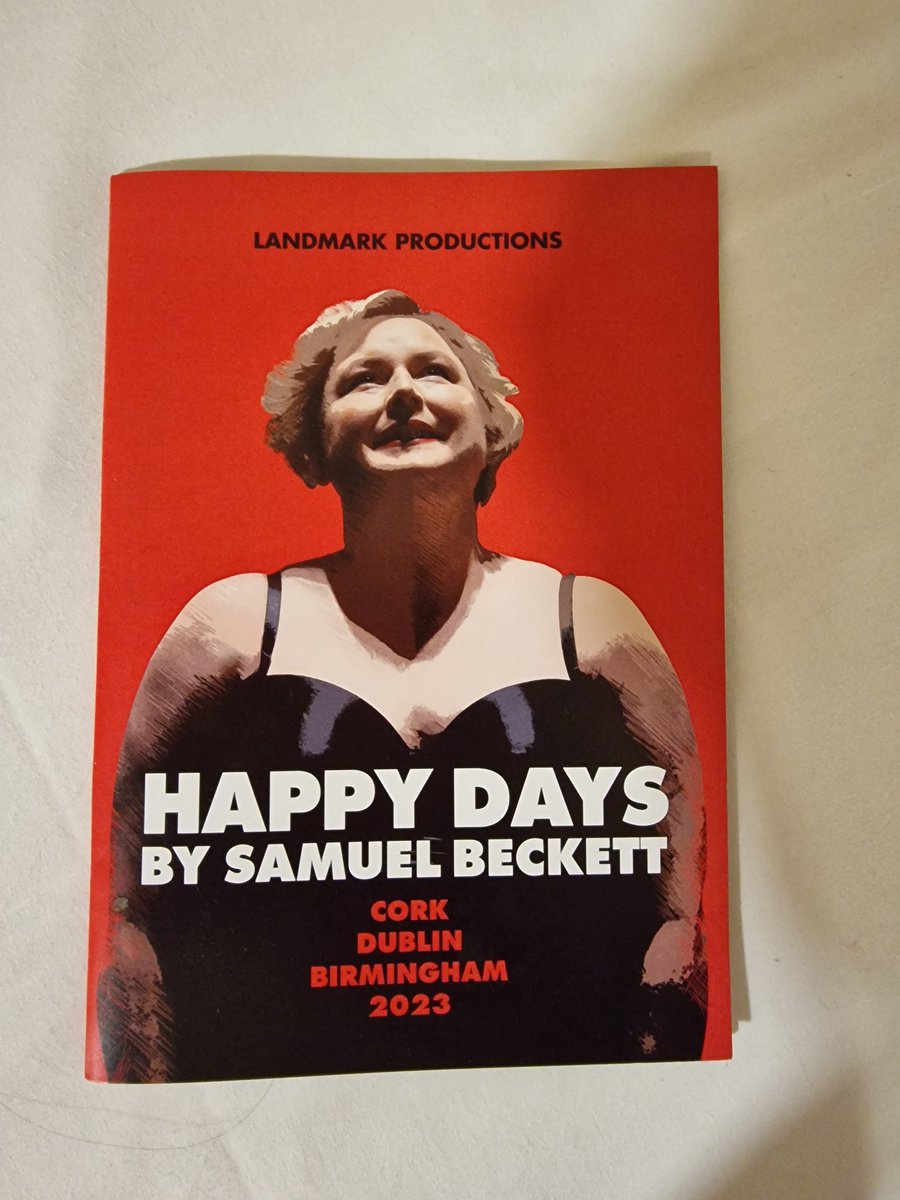graomalley15's tweet photo. There are no words to describe how incredible @siobhni is in this. It just blew me away. I'm not familiar with Beckett at all really but will be buying all that can fit in my bag for the train ride home tomorrow. Truly strong vibrant actress #happydays https://t.co/CpsgQNDoGP