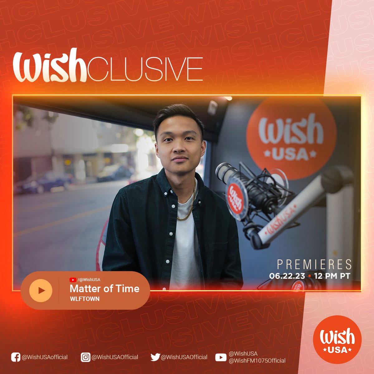 Prepare to be blown away by WLFTOWN's lyrical genius as he graces the Wish Bus stage! 

Brace yourself for the exclusive premiere of 'Matter of Time,' a captivating hip-hop track that will ignite your determination and fuel your dreams.

#WishBus #WLFTOWN #MatterOfTime