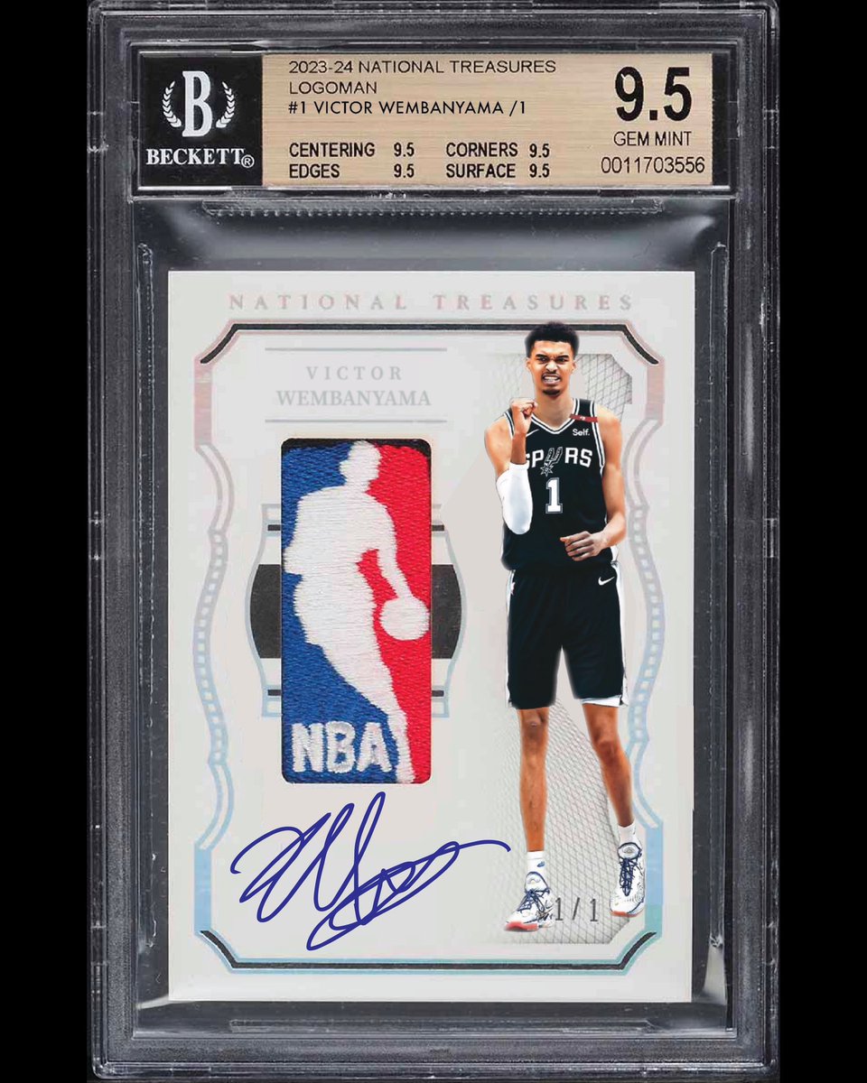 This multi-million dollar card won’t exist…

While the Victor Wembanyama 1/1 Logoman Autograph rookie could potentially be a multi-million dollar card, it’s unlikely that it’ll ever exist.

Topps appears to have an exclusive autograph deal with Wemby, but only Panini has the…