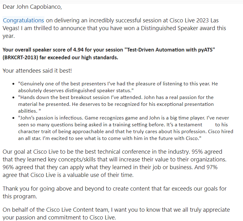 John Capobianco tweet media