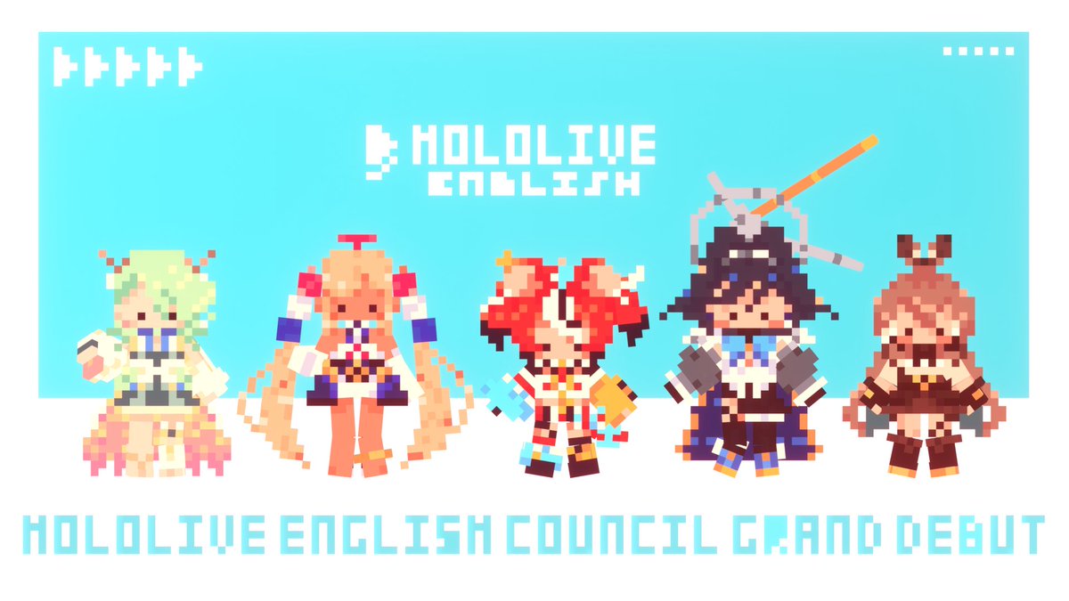 #holoCouncil is DONE ! i'm really happy with how they all turned out, if you'd like to download them, i have them up on my sketchfab :D
i've recreated their debut banner, i'd love to recreate more !
#BaelzBrush #FineFaunart #kronillust #drawMEI #galaxillust