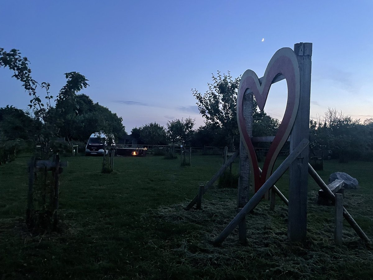 The campsite made this ❤️ for the NHS 💙