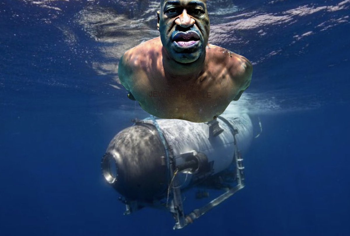 THREAD 🧵

The OceanGate Submarine Tragedy is the George Floyd of the ocean. Never before has the entire world held its breath for so long. The submerged vessel represents the pain of the black community and the suffering of a world that, due to climate change, cannot breathe.