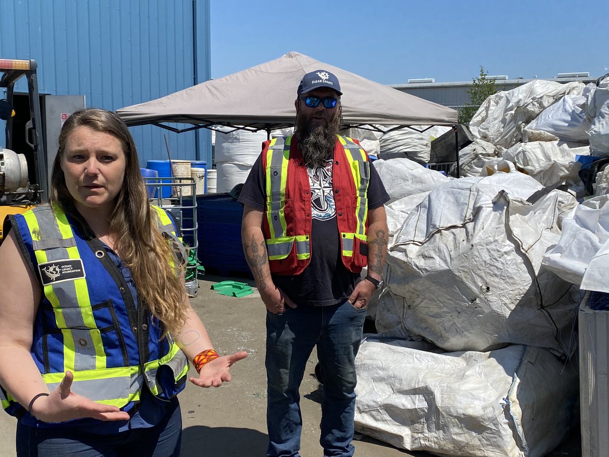 GeorgeHeyman's tweet photo. Always excited to see new developments in processing and reusing #plastic waste at @OceanLegacy_ca - a valued partner in the #CleanCoastCleanWaters initiative https://t.co/Zjrrp4EQBq