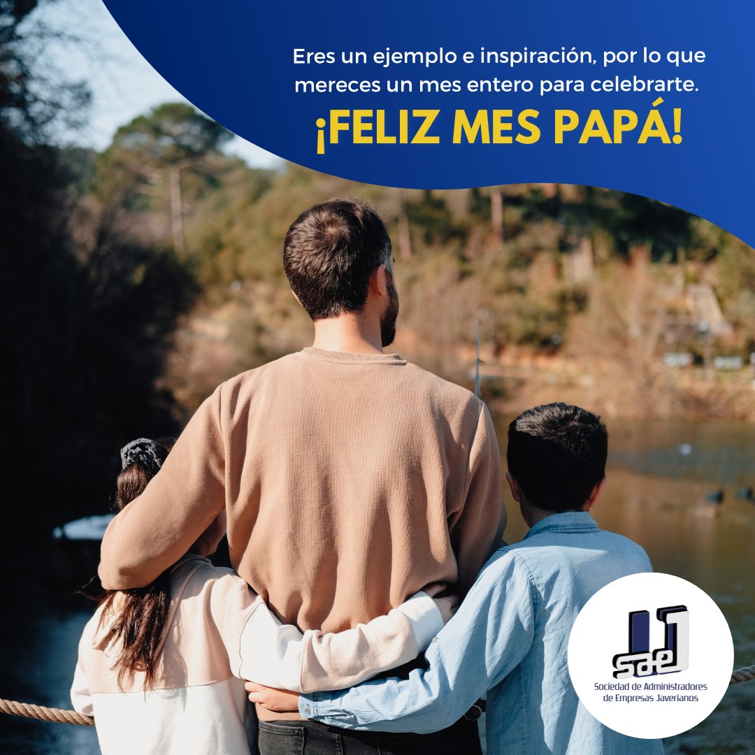 ¡Un día no es suficiente para darte las gracias por todo lo que haces #papá!
En SAEJ te invitamos a seguir celebrándolo TODO EL MES.

Dale ❤️ al post y participa de nuestro #Concurso del mes del #padre aquí ➡️ acortar.link/D1PGeb