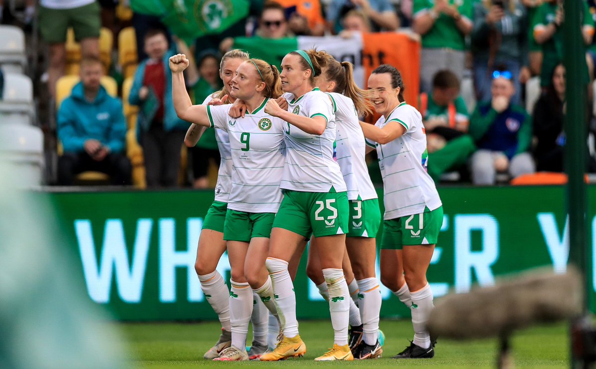 RELAND 3 - 2 ZAMBIA 🔥 Ireland are off to a great start in the World Cup warm ups 🇮🇪 Next up, France at home in 2 weeks! #COYGIG #MakeItYourGame