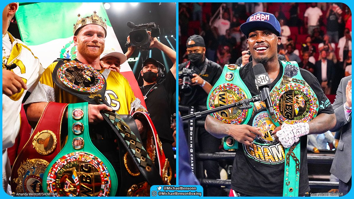 ‼️ Canelo Alvarez has reportedly now signed a three-fight deal with Al Haymon's PBC, starting by defending his undisputed WBA, WBC, IBF & WBO super-middleweight world titles vs Jermall Charlo, likely on Sept 16th. [According to @MikeCoppinger]