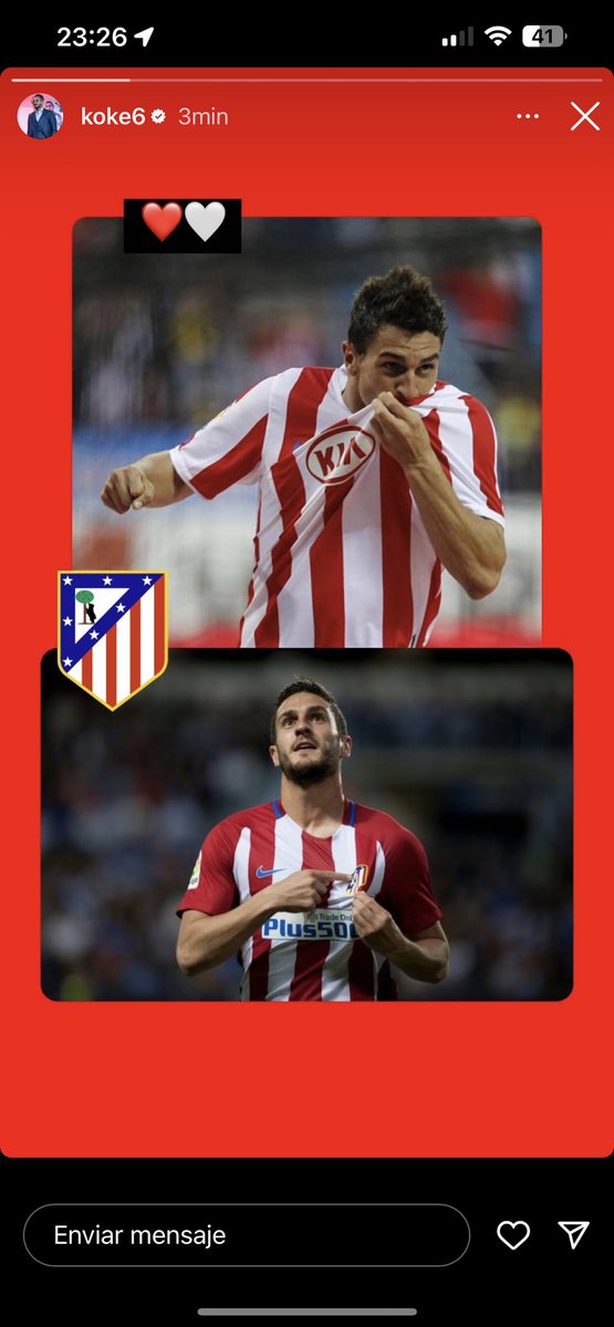 Va a volver y nuestro capitán lo sabe. ¡Adelante <a href="/Koke6/">Koke Resurrección</a>!