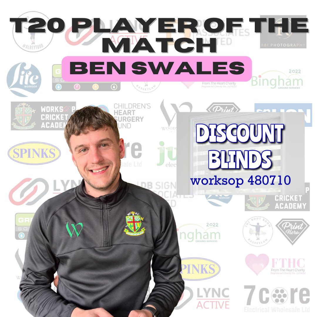 WorksopCC's tweet photo. FINALS DAY HERE WE COME. 

Clinical from the boys tonight, getting over the line with overs to spare having set 178 for victory at @WelbeckCricket 

Ben Swales is your @LyncPerf player of the match - contributing vital runs at the death and a tight bowling performance 

UTFS 🔰 https://t.co/KLl7J0Fpad