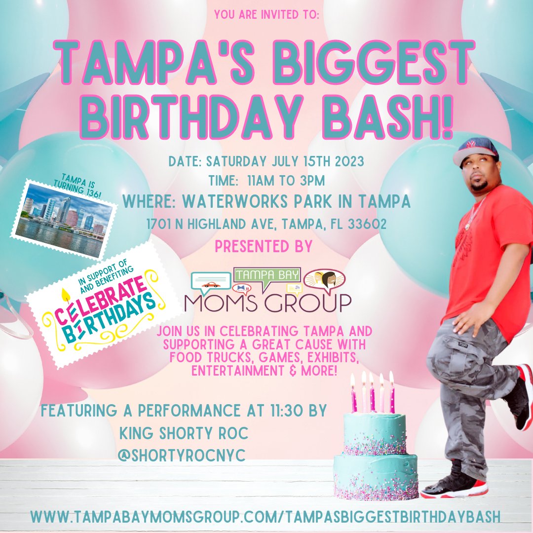 📢 Exciting News Announcement! 🎉

We are thrilled to share that GDE Management @GDEManagement proudly presents an incredible talent who will grace the stage at Tampa's Biggest Birthday Bash! 🎂 Join us in celebrating The City of Tampa, FL's 136th Birthday 
#TampaBirthdayBash