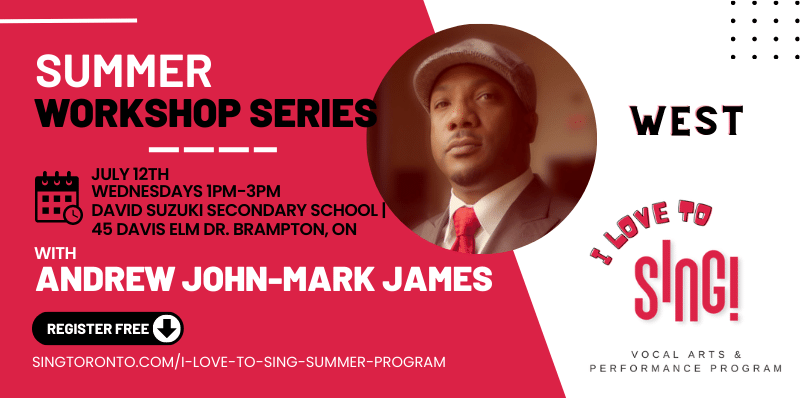 torontovocalartsfest (@singtoronto) on Twitter photo Dr. Andrew John-Mark James opened a School of Music, a Recording studio and is now a part of the faculty at Canada Christian College as Professor of Music. Join him at <a href="/DavidSuzukiSS/">David Suzuki Secondary School</a> on 7/12 from 1-3p for the #ILoveToSING FREE Youth #MusicEd Program.
eventbrite.ca/e/i-love-to-si… Dr. Andrew John-Mark James opened a School of Music, a Recording studio and is now a part of the faculty at Canada Christian College as Professor of Music. Join him at <a href="/DavidSuzukiSS/">David Suzuki Secondary School</a> on 7/12 from 1-3p for the #ILoveToSING FREE Youth #MusicEd Program.
eventbrite.ca/e/i-love-to-si…