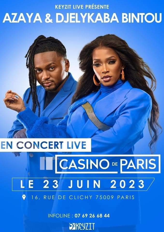 Vous avez tout mon soutien, le couple 💑 Azaya .

Pasdefutursansculture.

Casino 23 juin pour soutenir la culture guinéenne à travers azboy.