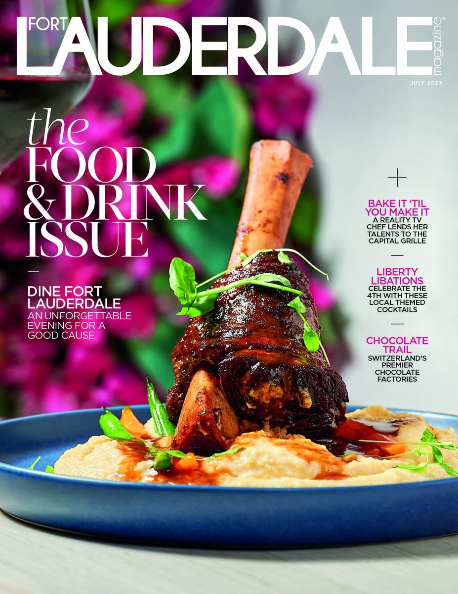 Here's a sneak peek of our July Food🍴 + Drink🍷 issue featuring DINE Fort Lauderdale! ✨ 

📷Cover shot by @jenniferarcephotography at @yamastaverna 

#fortlauderdale #ftlauderdale #broward #southflorida #florida #visitflorida #visitlauderdale #laudy #lauderdale #southfl