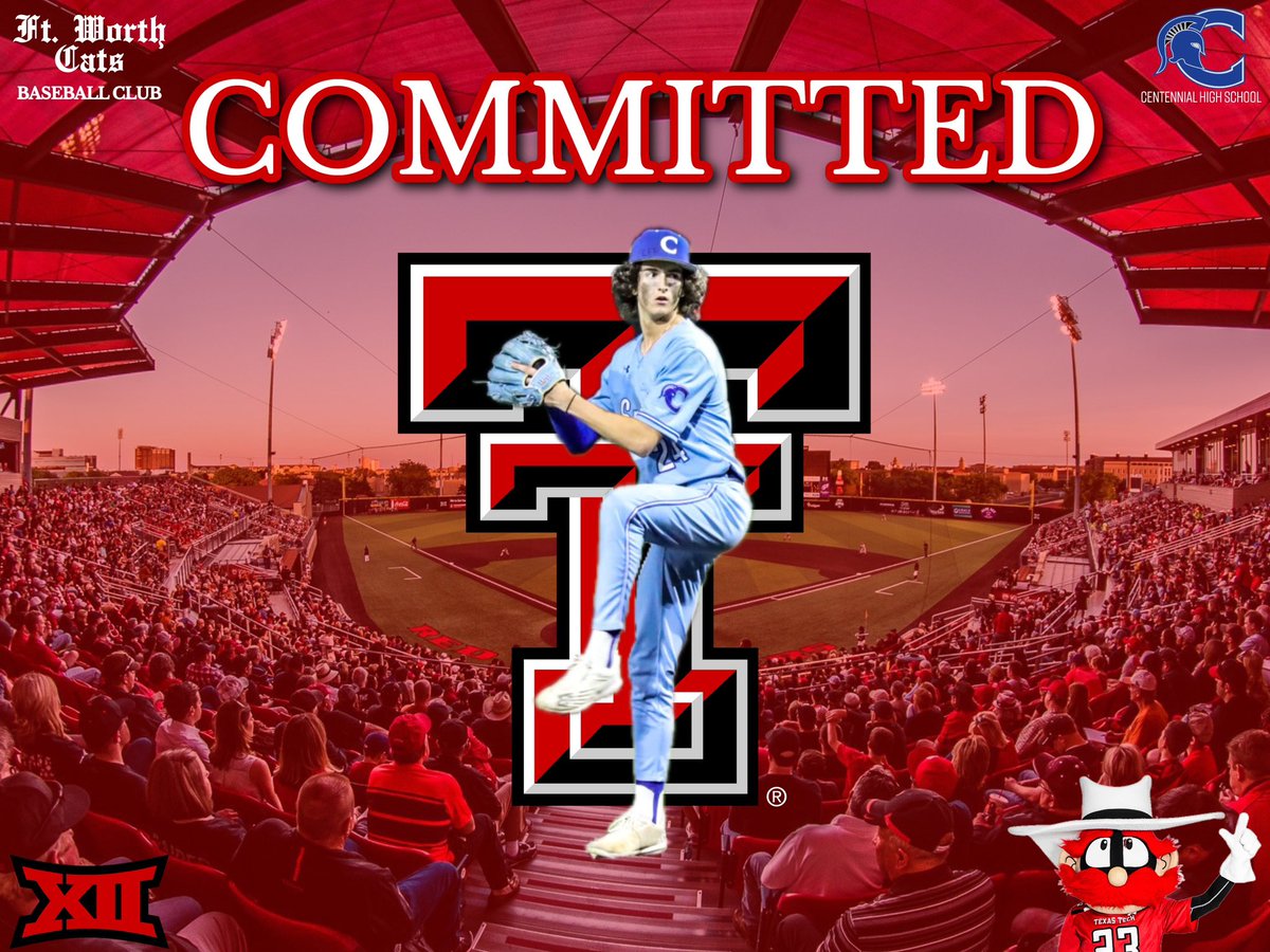 Blessed to announce that I have been offered an opportunity to further my baseball career at Texas Tech University! I would like to thank my family, coaches, teammates and most importantly God for allowing me to play the game I love at the next level. #GunsUp @TTU_Baseball