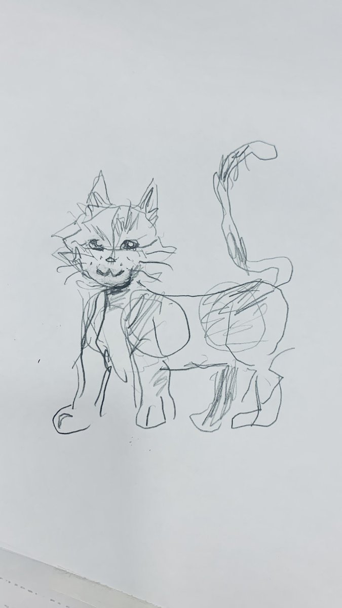 Another drawing of Mikeko, but on printer paper this time! I tried to follow a tutorial but I think it wasn’t aiming for the same style I was thinking of. Either way, I think I’m crushing this whole “art” thing!