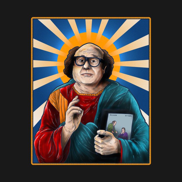 HarleyWarrenart's tweet photo. It seems I've predicted a market that no-one knew existed, and that market's called "Danny DeVito"

Pick up some DeVito, or perhaps some other stuff and nonsense. 

https://t.co/BZ5ogZpIFm 

#dannydevito #devito #saints #holy #religious #art #religiousart #superstar #photoshop https://t.co/Tp3MmfGMbt