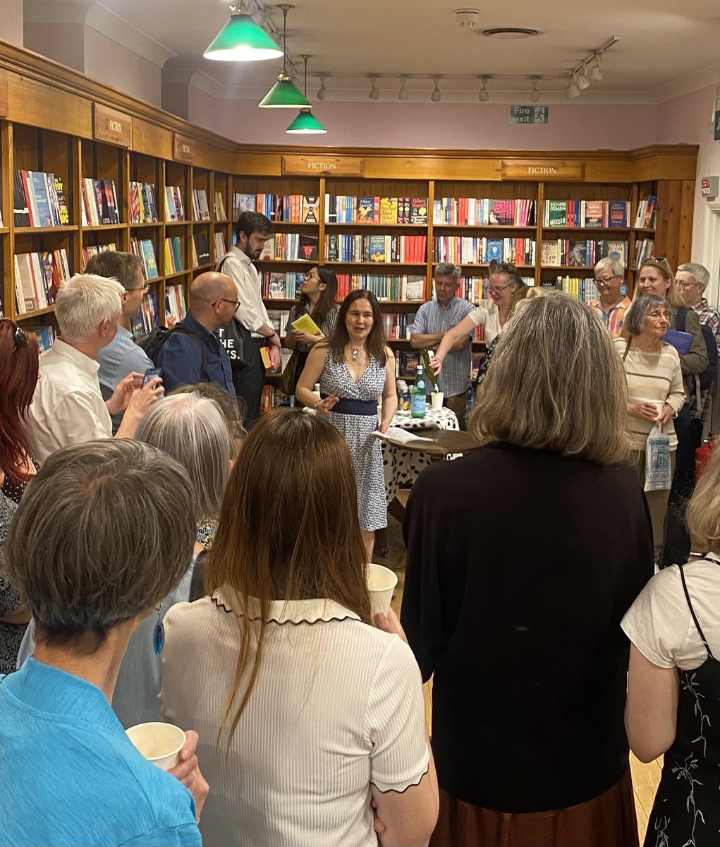 satisfactory20's tweet photo. Absolutely brilliant launch party for #NecessaryWomen tonight @Dauntbooks Cheapside. Thank you so much to all who came and sorry we sold out of books! Wonderful to meet @FrancesOGrady in particular after her great review https://t.co/818UqrnKXR https://t.co/XIAuyegb9l