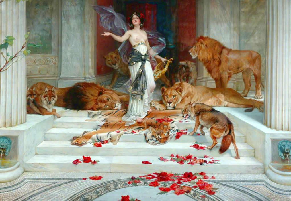 Circe, by English painter Wright Barker (1889). Cartwright Hall Art Gallery.