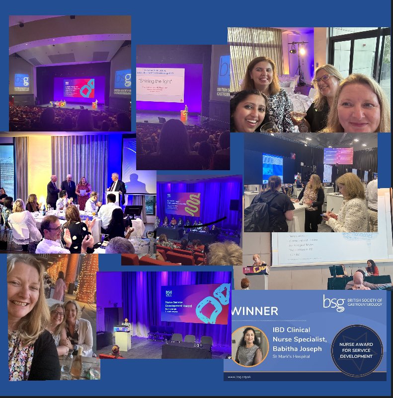 LisaYounge2's tweet photo. A fantastic few days In Liverpool at #BSGLIVE23 Lots of thought provoking and inspiring sessions, a chance to catch up with colleagues and friends, and the opportunity to bask in the reflected glory of not one, but two winners from #TeamIBD at St Markโs! https://t.co/FOVCbpTwFX