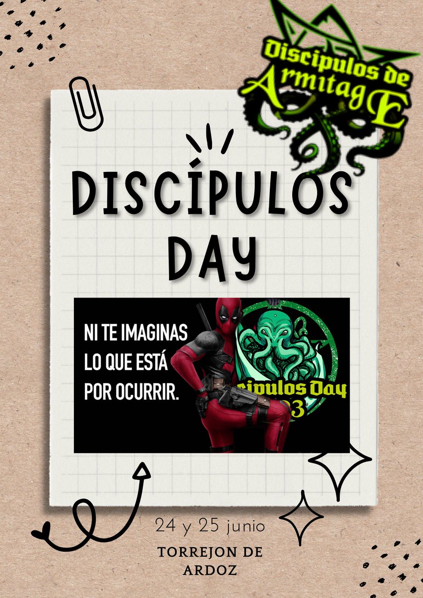 Discípulos day

🏁 Torrejón de Ardoz  Centro polivalente Abogados de Atocha, c/ Londres, 11b- Torrejon de Ardoz

🕰️ 24 - 25 junio 10:30 a 20:00 haciendo una pausa para comer donde el centro permanecerá cerrado