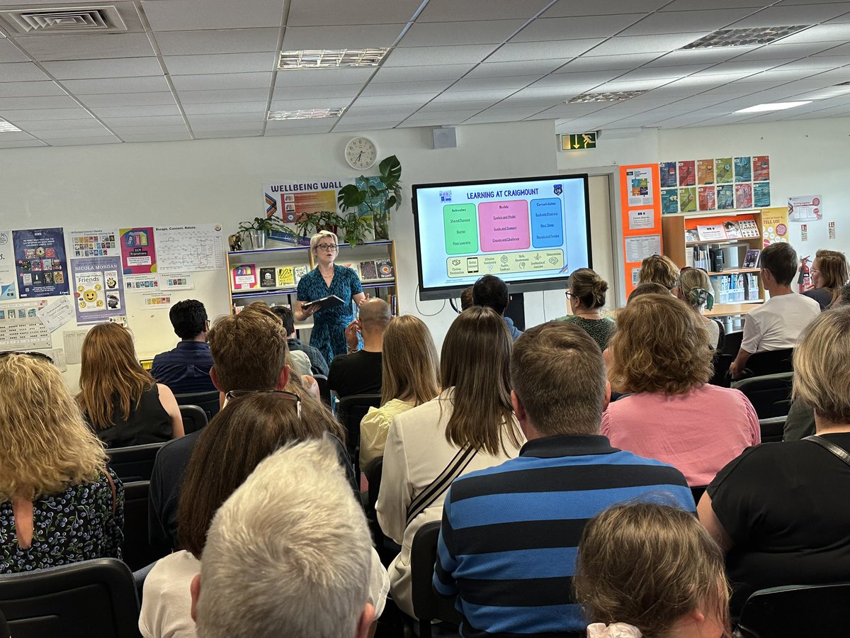 We have thoroughly enjoyed the last 3 days with our primary 7s in school preparing for their new S1 experience. 

It was a pleasure to meet their parents and carers this evening and talk about the transition to Craigmount.