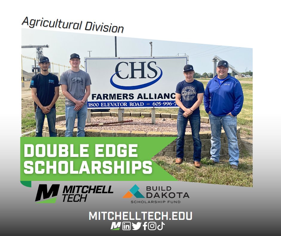 Last week, three incoming Ag students signed @BuildDakota partnership contracts with #MitchellTech and @CHSInc. Congratulations, and welcome to MTC, Jake Cunningham, Cole Friederich and Quinn Long! #BeTheBest #MitchellTech #MTCAgronomy #MTCPrecisionAg