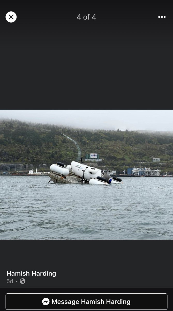 SikiraT's tweet image. i would not let a submarine plummet me deep into the ocean no mam smh. Why are billionaires using old thrift store janky parts to build a sub. *my friend found this in his backyard* lookin ass parts. Smh. Ugh #HamishHarding #Titan #OceanGate that poor 19year old dragged along smh