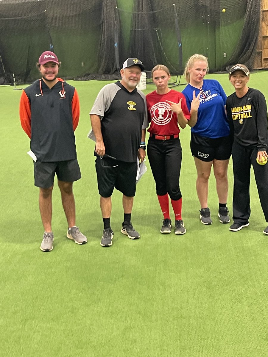 Danielle Stowell (@danielle_s_2025) on Twitter photo Had such a great experience at another prospect camp all of these lovely coaches were at!
<a href="/HokiesSoftball/">Virginia Tech Softball</a> <a href="/RMCathletics/">Randolph-Macon College Athletics</a> <a href="/MarymountSball/">Marymount Softball</a> <a href="/PittTweet/">University of Pittsburgh</a> Had such a great experience at another prospect camp all of these lovely coaches were at!
<a href="/HokiesSoftball/">Virginia Tech Softball</a> <a href="/RMCathletics/">Randolph-Macon College Athletics</a> <a href="/MarymountSball/">Marymount Softball</a> <a href="/PittTweet/">University of Pittsburgh</a>