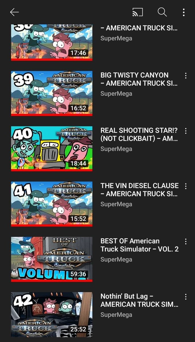 put on supermega as background noise for a nap and accidentally slept for 41 episodes of american truck simulator