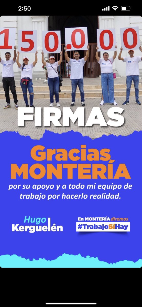 EdgardoEspitia's tweet photo. Cuando un candidato habla de generación de empleo, es porque sabe que ahí está la base del progreso y el desarrollo de nuestra ciudad.
@kerguelenhugo tiene claro que generando las condiciones a montería no la para nadie!! https://t.co/KaZDFEPOhe