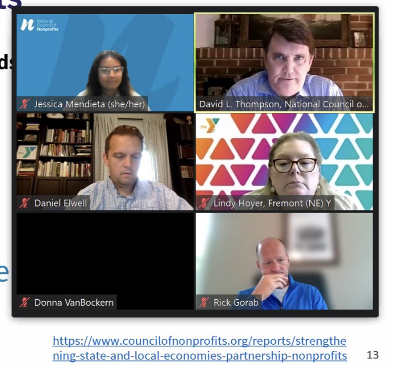 So grateful to <a href="/DavidLThompson6/">David L. Thompson</a> <a href="/NatlCouncilNPs/">National Council of Nonprofits</a> for sharing expertise with #ymca colleagues on working closer with local Govt.  Great success stories from <a href="/YMCAadvocacy/">YMCA Government Relations</a> leaders, too! <a href="/RickGorab/">Rick Gorab</a> <a href="/abbycrogers/">abigail  rogers</a> <a href="/KristinHurdle/">Kristin Hurdle</a>