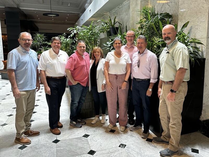Anthony DellaPelle, Esq., CRE®, First Vice Chair (second from right) collaborates with leadership counterparts from the National Association of REALTORS® commercial affiliates at a recent retreat in Minneapolis. Anthony will be Global Chair of The Counselors in 2024.