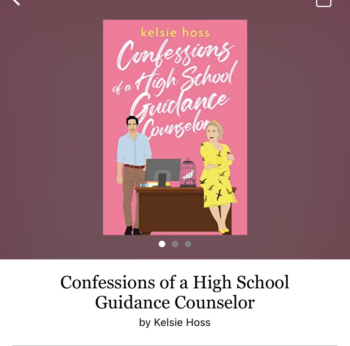 Confessions of a High School Guidance Counselor by Kelsie Hoss 

#ConfessionsOfAHighSchoolGuidanceCounselor by #KelsieHoss #5014 #78chapters #357pages #557of400 #9hourAudiobook #Audiobook #19for5 #HCPL #June2023 #clearingoffreadingshelves #whatsnext #readiitquick