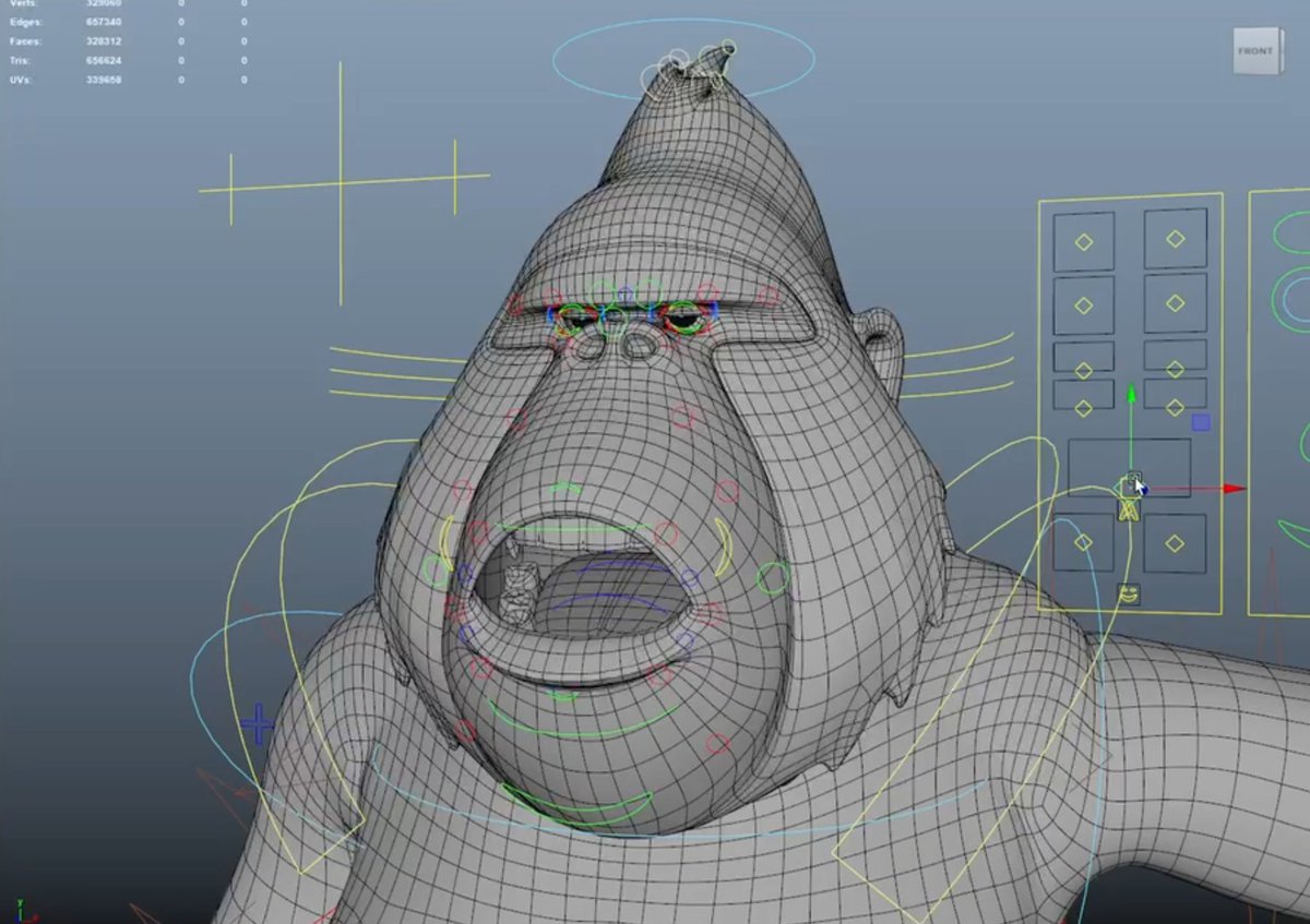 Feels pretty surreal to finally have a full control rig on this guy..