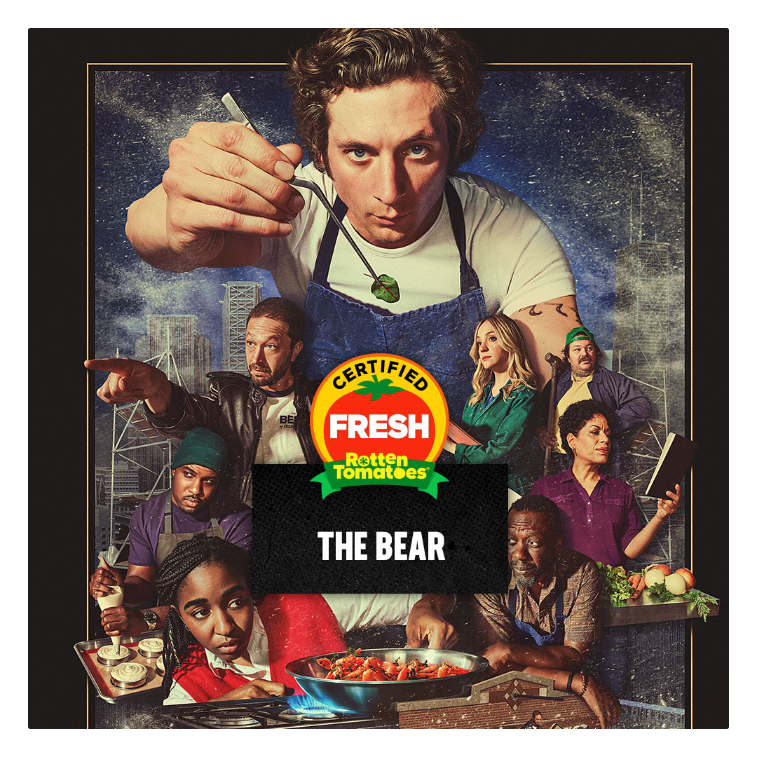 #TheBear season two is #CertifiedFresh at 100% on the Tomatometer, with 25 reviews. rottentomatoes.com/tv/the_bear/s0…