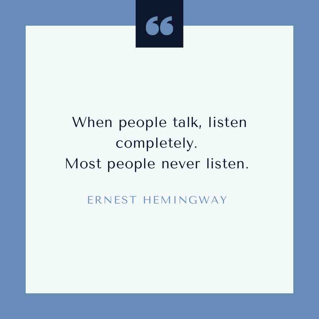 some1totellitto's tweet photo. Listening completely is a simple act with tremendous impact. We are so glad you are part of the movement to help the world to listen.
#someonetotellitto #helpingtheworldtolisten #listening https://t.co/4k4NepI36c