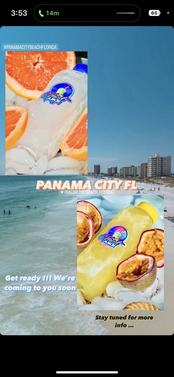 cesardj97user's tweet photo. #panamacityfl ready for summer !!! order you GHOSTJUICE HIT ME UP  for menu (786)-303-9305 https://t.co/mk82L0KGmx