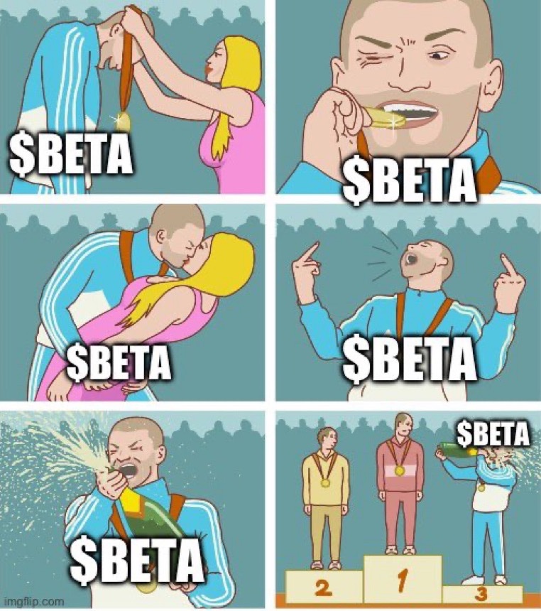TheBetaToken's tweet image. $BETA takeover