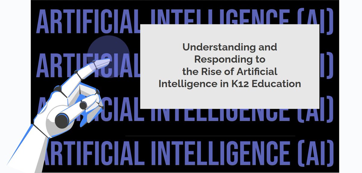 What is Generative Artificial Intelligence and why should educators care? As with any new technology, GAI comes with limitations and potential challenges. Learn more in this blog from @KeithKrueger and <a href="/PeteJust/">Pete Just</a> with <a href="/CoSN/">CoSN</a>. learningfirst.org/ai-in-educatio…