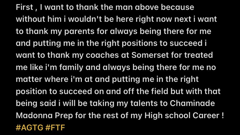 Bussiness Decision ! 💯 #AGTG @TheCribSouthFLA @duongcreatives @Rivals @247Sports @On3Recruits @Dameon8 @coach_aaron_89 @GeorgeWhigham4 @Nadeboyz