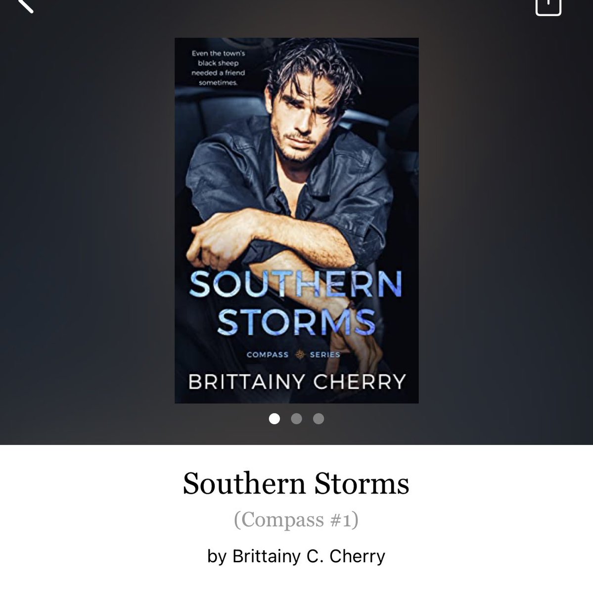 Southern Storms by Brittainy Cherry

#SouthernStorms by #BrittainyCherry #5021 #369chapters #285pages #564of400 #Series #book1of4 #Audiobook #26for7 #8hourAudiobook #HCPL #KennedyAndJax #CompassSeries #June2023 #clearingoffreadingshelves #whatsnext #readiitquick