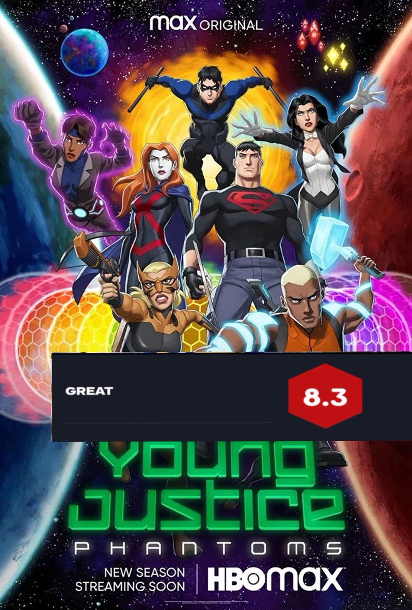 Finished: Young Justice Phantoms

I'm going to get this out of the way I am highly disappointed in the animation quality this series needs to be invested into more especially since characters spent the bulk of this season not opening their mouths but that is only 1/2 criticisms.