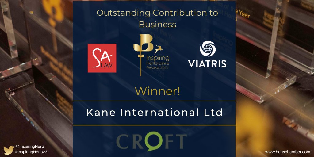 Congratulations to our Outstanding Contribution to Business Award Winner, @kaneanalysers!

Sponsored  by @CroftMSP 

#InspiringHerts23 #KeeptheHeartinHerts