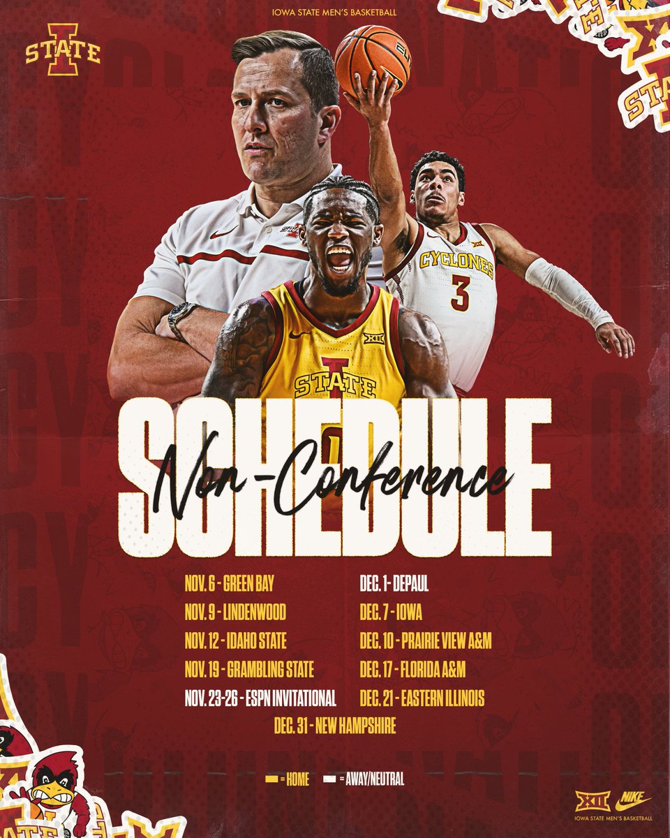 Jon Rothstein on Twitter "Iowa State has released its nonconference