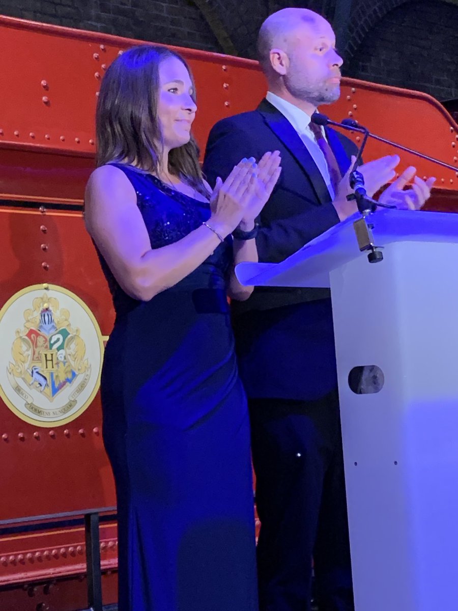 JL_Button's tweet image. My colleague Tracy Lacey-smith and Matthew from Viatris announce the overall winner:  the very inspiring charity Goods for Good #Inspiringherts23