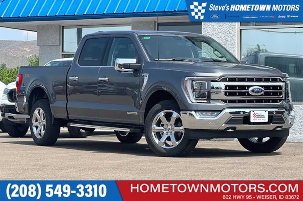 HTMOTORS's tweet photo. Our New Car of the Week can help you power through whatever job you've got to do! This 2023 Ford F-150 Lariat truck is packed with big power in a sleep package. Check it out! https://t.co/avOLRjkTgE https://t.co/aucHnKQAdZ