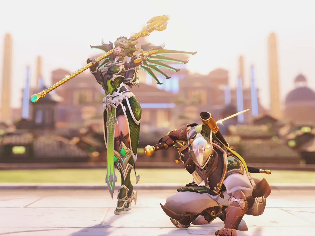 SeldarineMage's tweet photo. #Overwatch2 #Mercy #Genji #Gency #Screenies https://t.co/CJmU4FJ5qq